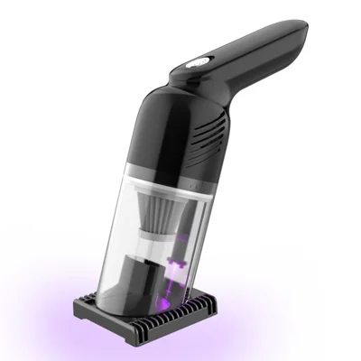 Portable UV Sterilizer Vacuum Cleaner Powerful Suction Wet / Dry for Car / Home Dust Mite Removal - Black