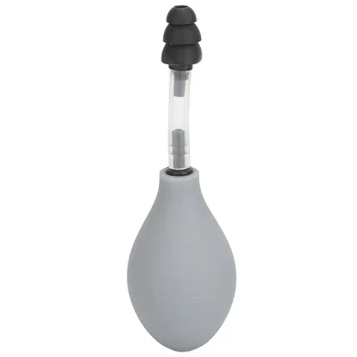 Portable Silicone Inner Ear Pressure Tool Reduces Tension Ear Pressure Relief Suction Device - Grey