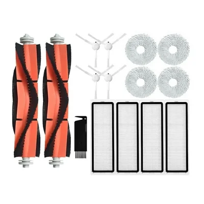 15-delige vervangingsset voor Xiaomi Robotstofzuiger S10+ / S20+ / X10+ / X20+ / X10 Stofzuiger hoofdborstel zijborstel filter mopset