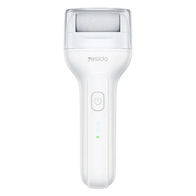 YESIDO MG35 Two-Speed Electric Foot Exfoliator 2000 / 2300 RPM IPX7 Waterproof Pedicure Tool - White