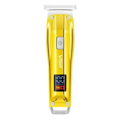 VGR V-956 Hair Electric Clipper LCD Digital Display Hair Trimmer with Stainless Steel Cutter Head Portable Hair Cutter