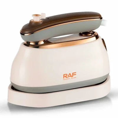 RAF R.1142 EU Plug Portable Clothes Steamer Handheld Garment Clothing Ironing Device Travel Steam Iron - White