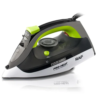 RAF R.1192 Handheld Garment Steamer Ironing Machine Ceramic Soleplate Steam Iron - Green