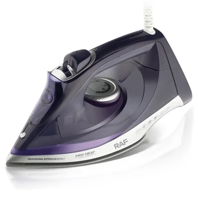 RAF R.1166 EU Plug Handheld Garment Steamer Ironing Machine Steam Iron with 3 Temperature Modes - Purple
