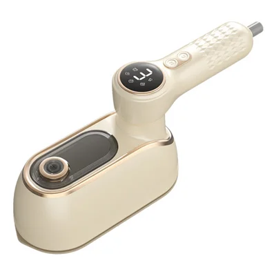 HC-901 Handheld Garment Steamer 180° Rotatable Foldable Handle Mini Steam Iron 3-Level Steam with LCD Screen - EU Plug