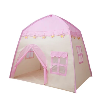 Дети TG-CT002 Играют в Палатку Princess House Castle Kids Play Game House Room - Розовый / Бабочка