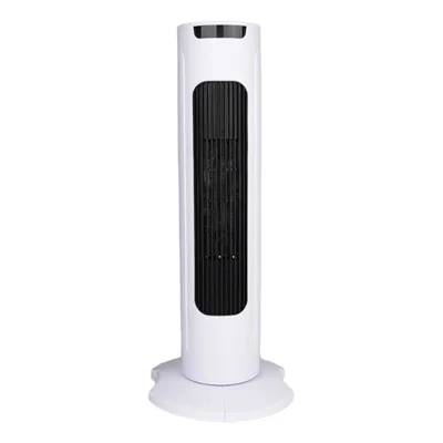 CX-1691 Chauffage d'appoint debout à céramique PTC, oscillation à 60 degrés, télécommande, affichage LED, chauffage sur pied, prise UE - Blanc