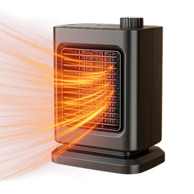 XY-615 1200W PTC Ceramic Desktop Heater Fast Heating Warm Air Blower for Home Office Bedroom - EU Plug
