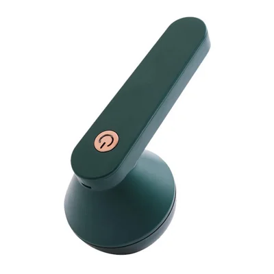 Rechargeable Fabric Shaver Clothes Lint Remover Home Use Fuzz Pill Bobble Trimmer - Green