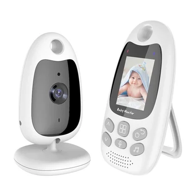 VB610 2,0-Zoll-LCD-Babymonitor mit Temperaturanzeige, kabellos, 2-Wege-Gegensprechanlage, Babysicherheitskamera - EU-Stecker