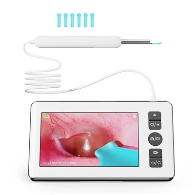 N18 HD Visual Ear Cleaning Endoscope Professional 4.3 Inch Screen Otoscope Ear Wax Removal Tool