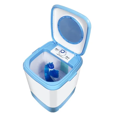 Clothes Shoes Washing Machine Blue Light Home Dual-Use Washer with Dehydration Basket - CN Standard Plug