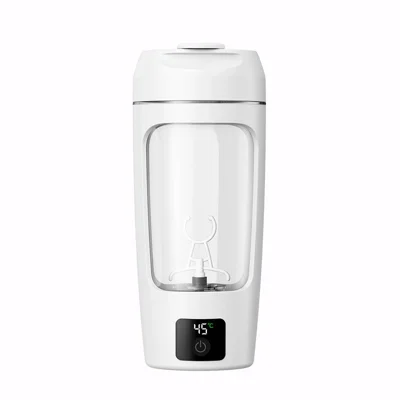 23652D 700ml Liquidificador Elétrico para Batidos com Visor Duplo de Temperatura e Bateria Motor 7000RPM Tritan Copo com Carregamento USB-C (Livro de BPA, Sem FDA) - Branco