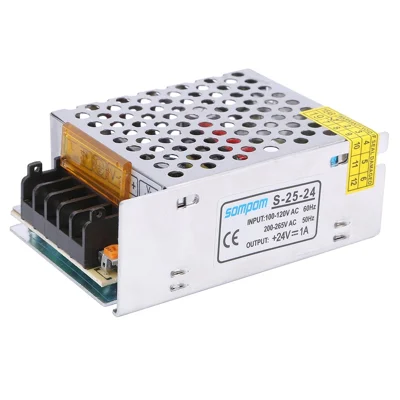 SOMPOM S-25-24 24 فولت 1 أمبير 25 واط إمداد طاقة لمصباح ليد سائق محول جهد تيار مستمر مفتاح طاقة
