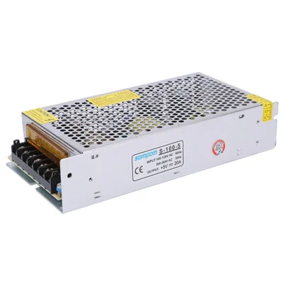 SOMPOM S-100-5 5 فولت 20 أمبير 100 واط مشغل طاقة لشريط LED، محول جهد تيار مستمر، محول طاقة