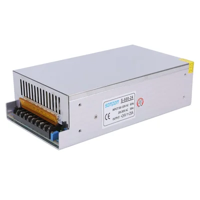 SOMPOM S-600-24 24V 25A 600W محول تيار كهربائي لشريط الإضاءة LED