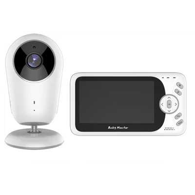 VB608 4,3 Zoll LCD-Bildschirm Kabellose Kamera Heimsicherheits-Babymonitor Kamera Zweiwege-Sprachüberwachungskamera mit Nachtsicht, Temperaturmessung - AU-Stecker