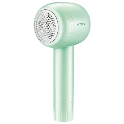 VGR V-813 Removedor de pelusa eléctrico portátil para el hogar Afeita de tela Recortador de bolas de pelo - Verde