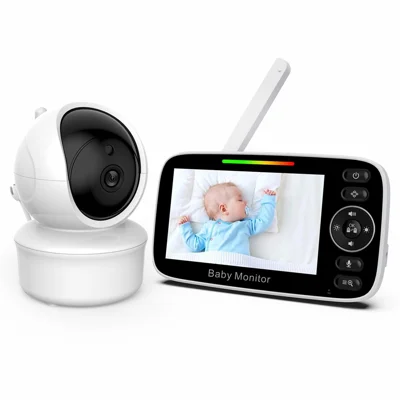 SM43C 4,3-Zoll-Digitales Babyphone mit kabellosem Zwei-Wege-Sprachsystem und Raumtemperaturanzeige - US-Stecker