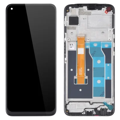 Écran LCD et ensemble de numériseur de qualité B + Remplacement du cadre (sans logo) pour Realme 6