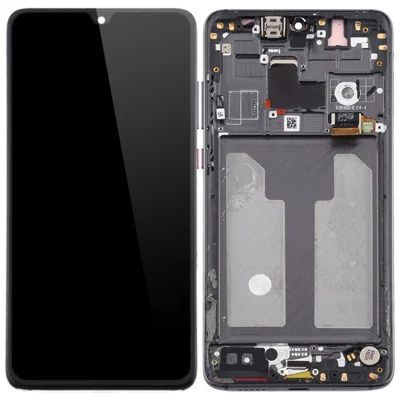 Grade B LCD Screen and Digitizer Assembly + Frame Replacement (without Logo) for Huawei Mate 20 - Black