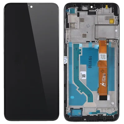 For Alcatel 3L (2020) 5029 Grade B LCD Screen and Digitizer Assembly + Frame Part (without Logo) - Black