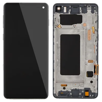 For Samsung Galaxy S10 G973 Grade C LCD Screen and Digitizer Assembly + Frame Replacement Part (TFT Technology) (without Logo) - Black