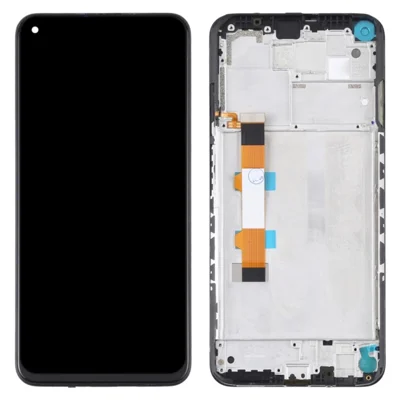 For Xiaomi Redmi Note 9 5G/Redmi Note 9T 5G M2007J22C Grade S OEM LCD Screen and Digitizer Assembly + Frame Replace Part (without Logo)