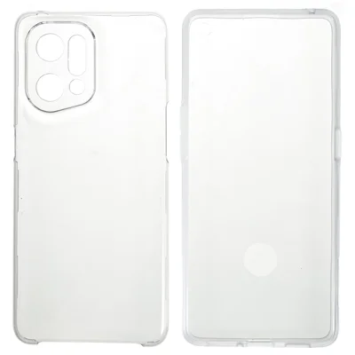 Capa para Telefone Oppo Find X5 com Cobertura Total em PET + TPU + Acrílico, Capa Destacável 2 em 1 à Prova de Quedas