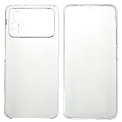 For Xiaomi Poco X4 Pro 5G Detachable 2-in-1 PET + TPU + Acrylic Phone Case Anti-drop Full Protection Cover