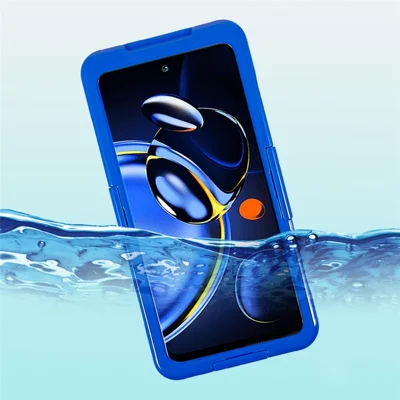 161x75x8.6mm IP68 3m Waterproof 6.5 inch Universal Mobile Phone Waterproof Drop-proof Cover Underwater Cellphone Protective Case - Blue