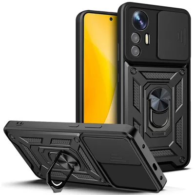 BRAND SET Flip Cover per Xiaomi 12 Lite 5G, Custodia Pelle PU Magnetica Libro [Funzione Stand] [Slot Cart] Antiurto Custodia Portafoglio Per Xiaomi 12 Lite 5G-Rosa Rossa