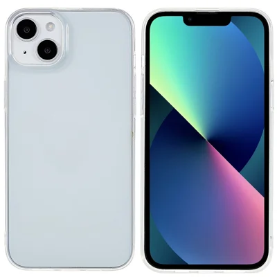 Pour iPhone 14 6.1 pouces Coque de protection transparente anti-choc 2,0 mm d'épaisseur sans marque d'eau Coque de protection TPU pour téléphone