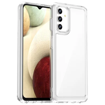 For Samsung Galaxy A13 5G / A13 4G / M13 5G / A04s 4G (164.7mm) TPU + Acrylic Hybrid Phone Case Drop-proof Protective Back Cover - Transparent