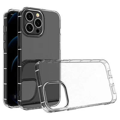 Capa TPU Alta Transparência para iPhone 14 Plus com Proteção de Airbag Capa Transparente para Telemóvel