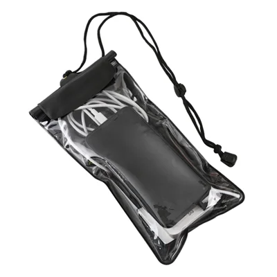 Bolsa Impermeável de Grande Porte para Telemóvel, Bolsa Seca à Prova de Água para Praia e Piscina, Bolsa Transparente com Correia para Auriculares sem Interface de Áudio (Tamanho: L, Sem Interface de Áudio)