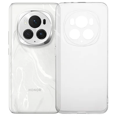 For Honor Magic6 Pro 5G Case Watermark-Free TPU Clear Phone Cover Glossy Surface