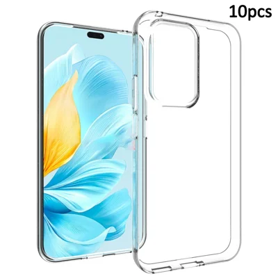 10Pcs / Set For Honor 200 Lite Case Clear TPU Watermark Phone Protective Cover