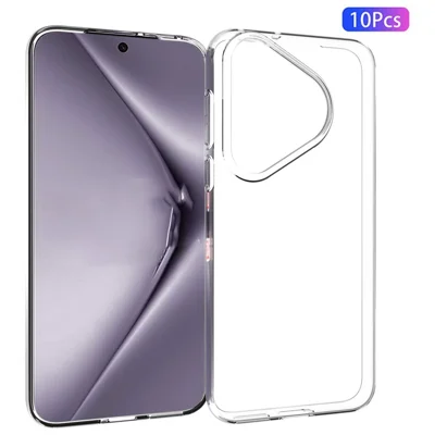 10Pcs / Pack For Huawei Pura 70 Pro / Pura 70 Pro+ Case Watermark-Free Anti-Scratch TPU Phone Cover