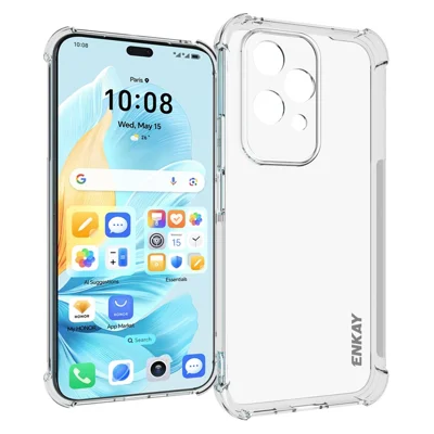 ENKAY HAT PRINCE For Honor 200 Lite Case Thickened Corners Clear TPU Phone Cover
