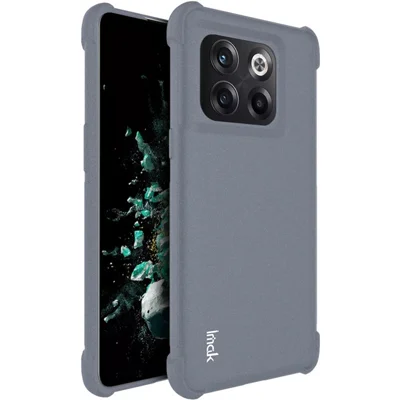 IMAK For OnePlus 10T 5G / Ace Pro 5G Matte Finish Drop-proof Airbag TPU Cover Anti-scratch Protective Phone Case - Grey