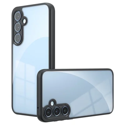 Transparante telefoonhoesje voor Samsung Galaxy A55 5G, TPU + PC 2-in-1