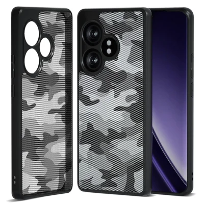 IBMRS For Realme GT Neo6 5G / GT 6T 5G / GT 6 5G / GT Neo6 SE 5G (China) Case TPU+PC Phone Cover Airbags Corners Shockproof - Artistic Camouflage