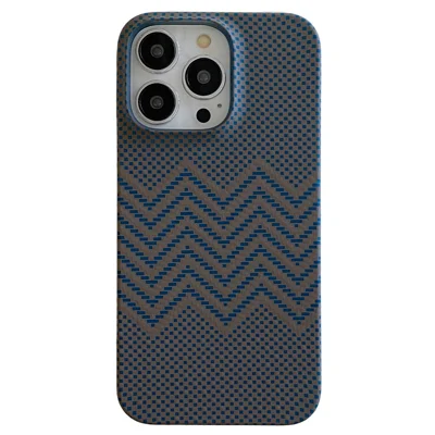 For iPhone 13 Pro Max Case Stylish Pattern Luminous Anti-drop PC Phone Cover - Gold Wave