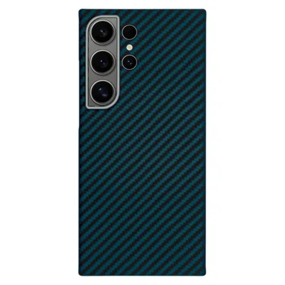 KZDOO For Samsung Galaxy S24 Ultra Case Sturdy Aramid Fiber Thin Phone Cover - Blue