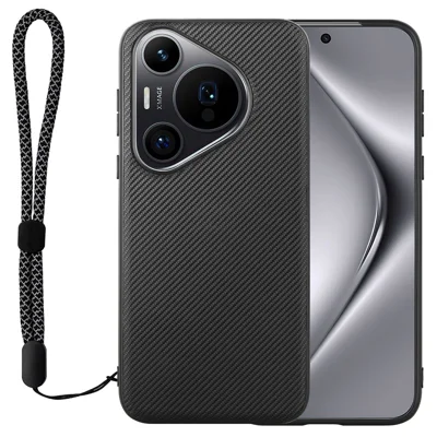 VILI TC-serie voor Huawei Pura 70 hoesje met handgreep Lederen gecoate TPU telefoonhoes
