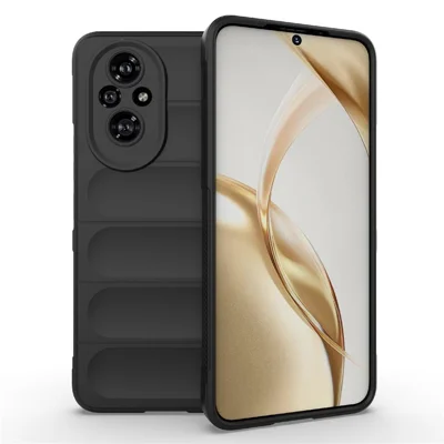 For Honor 200 5G Case Soft TPU Drop-Proof Protective Phone Cover - Black