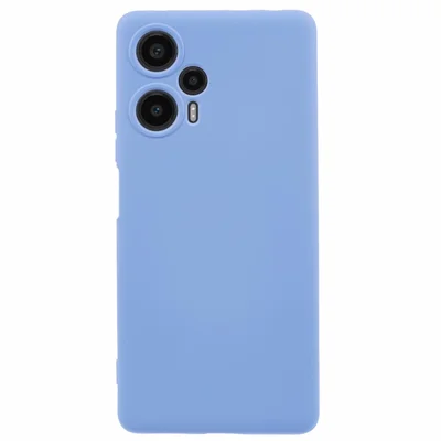 For Xiaomi Poco F5 5G / Redmi Note 12 Turbo Case 2.0mm TPU Phone Cover Fiber Lining - Purple