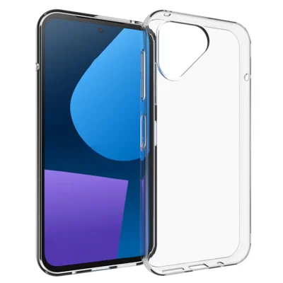 Fo Fairphone 5 hoesje Ultra dun transparant TPU telefoonhoesje met grote lensopening