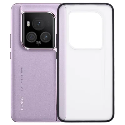 X-LEVEL för Honor Magic6 Ultimate 5G skal med matt yta PC+TPU mobilskal - Svart